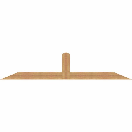 Ekena Millwork Portland Smooth Timber Gable Bracket, Western Red Cedar, 96"W x 20"H x 5 1/2"D x 5 1/2"F, 5/12 Pitch GBW096X20X0606POR00SWR